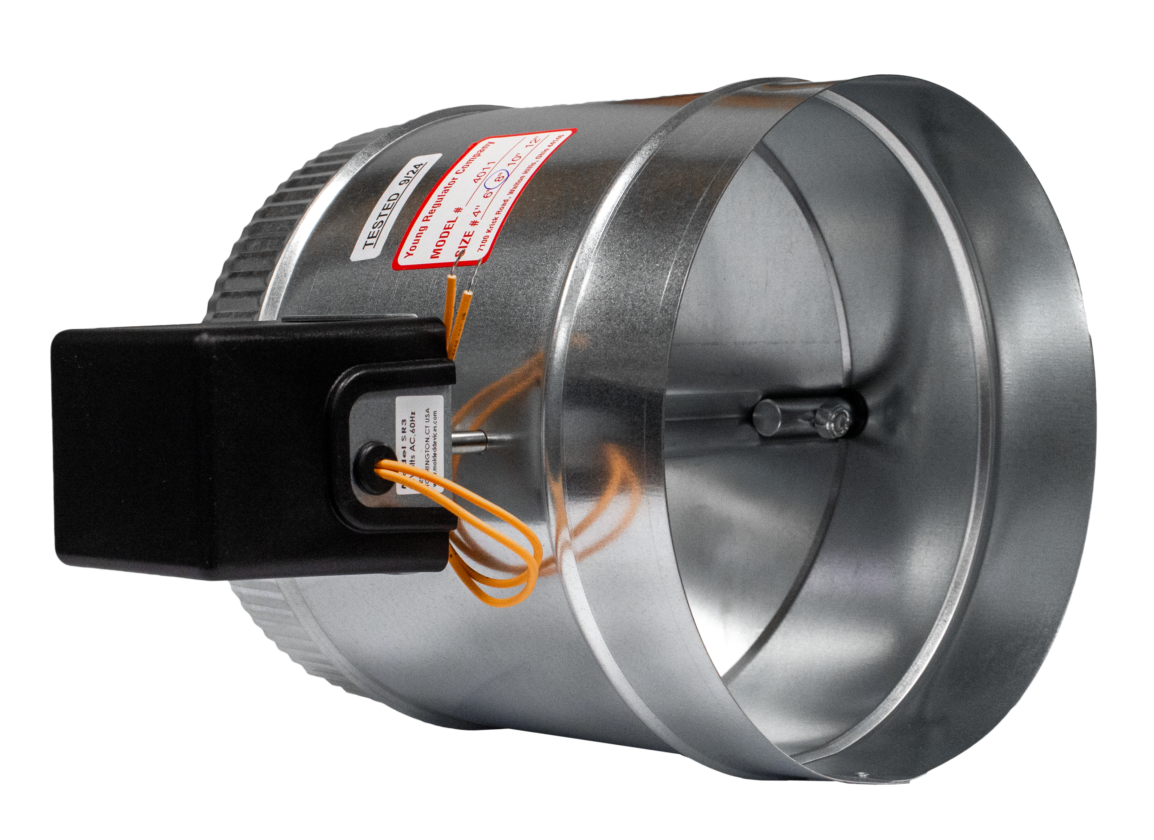 4011: Spring Return Damper w/ Anti-Backlash